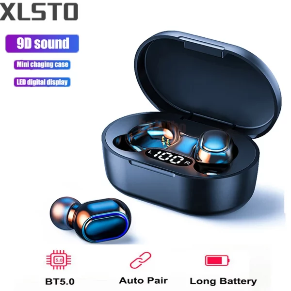 TWS Wireless Headphones Earphone Sport Headset Waterproof Microphone Wireless In-Ear Gaming Low Latency Music Headphones