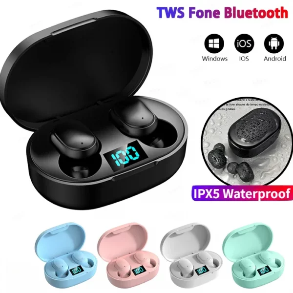 TWS Bluetooth Earphones Wireless bluetooth headset Noise Cancelling Headsets With Microphone Headphones